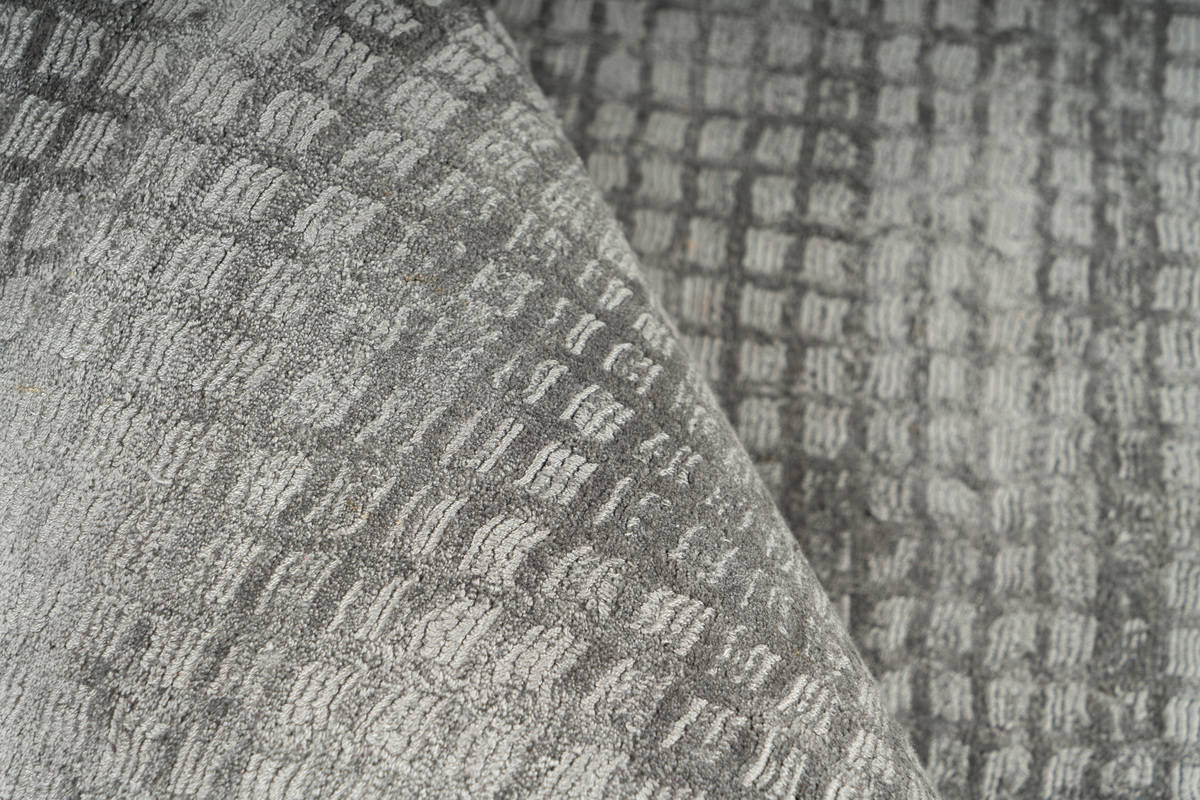 Padiro Teppich Silber 200cm x 290cm