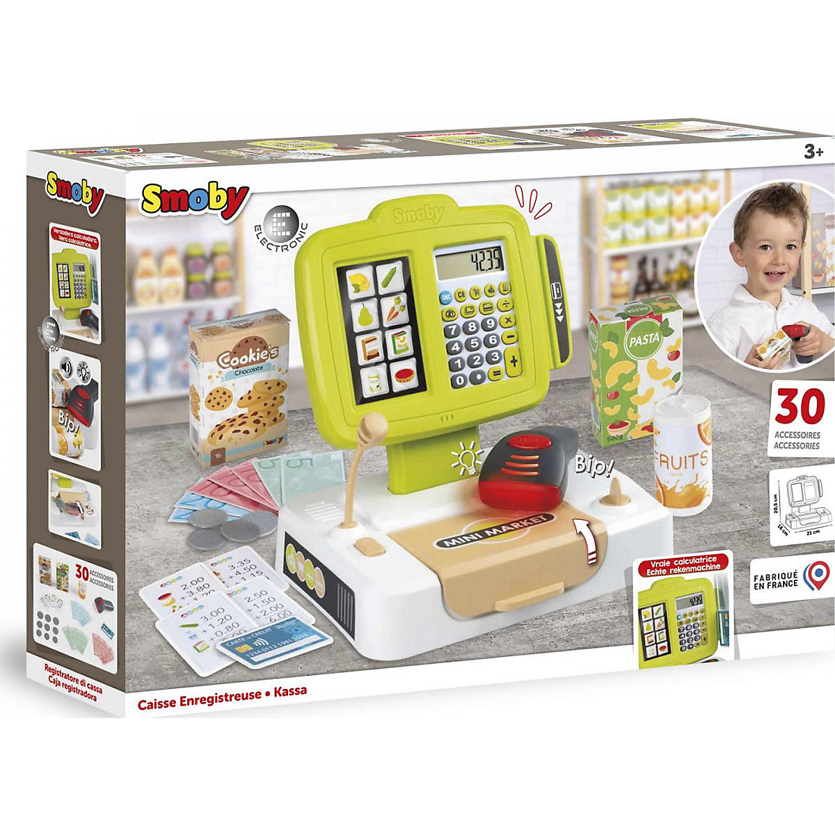 elektronische Supermarktkasse