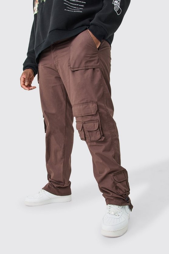 Plus Slim-Fit Cargo-Hose mit Taschen