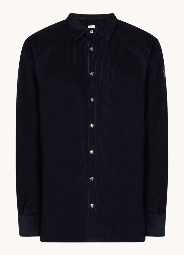 Moncler  Regular fit overhemd van corduroy met logo