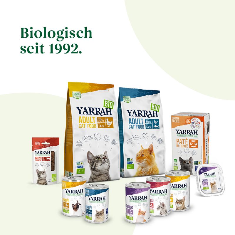 Sparpaket Yarrah Bio Chunks 24 x 405 g zu TOP-Preisen | bitiba %