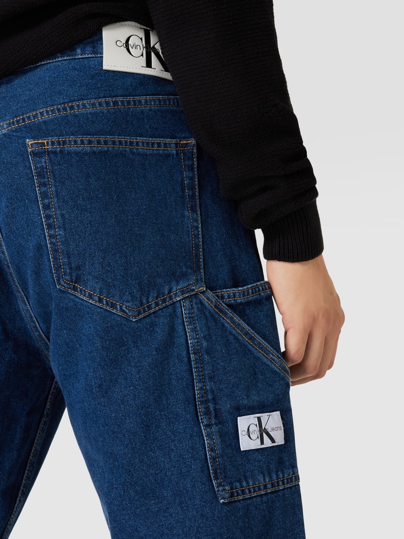 Straight Fit Jeans aus Baumwolle Modell '90S STRAIGHT UTILITY' in jeans