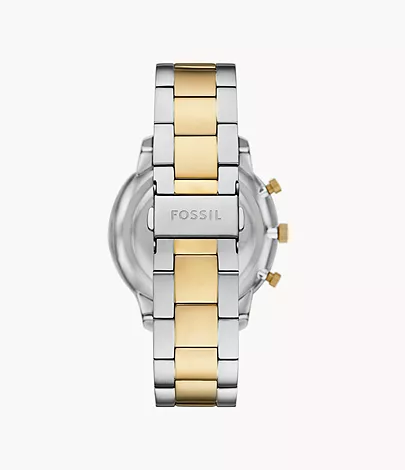 Fossil Uhr Neutra Chronograph Edelstahl Bicolor