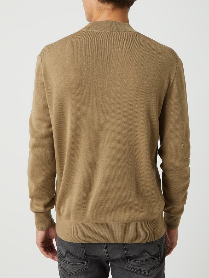 Pullover mit Woll-Anteil Modell 'Hamilton' in beige