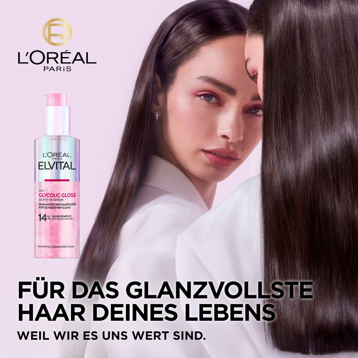 Leave-In Serum Glycolic Gloss, 150 ml