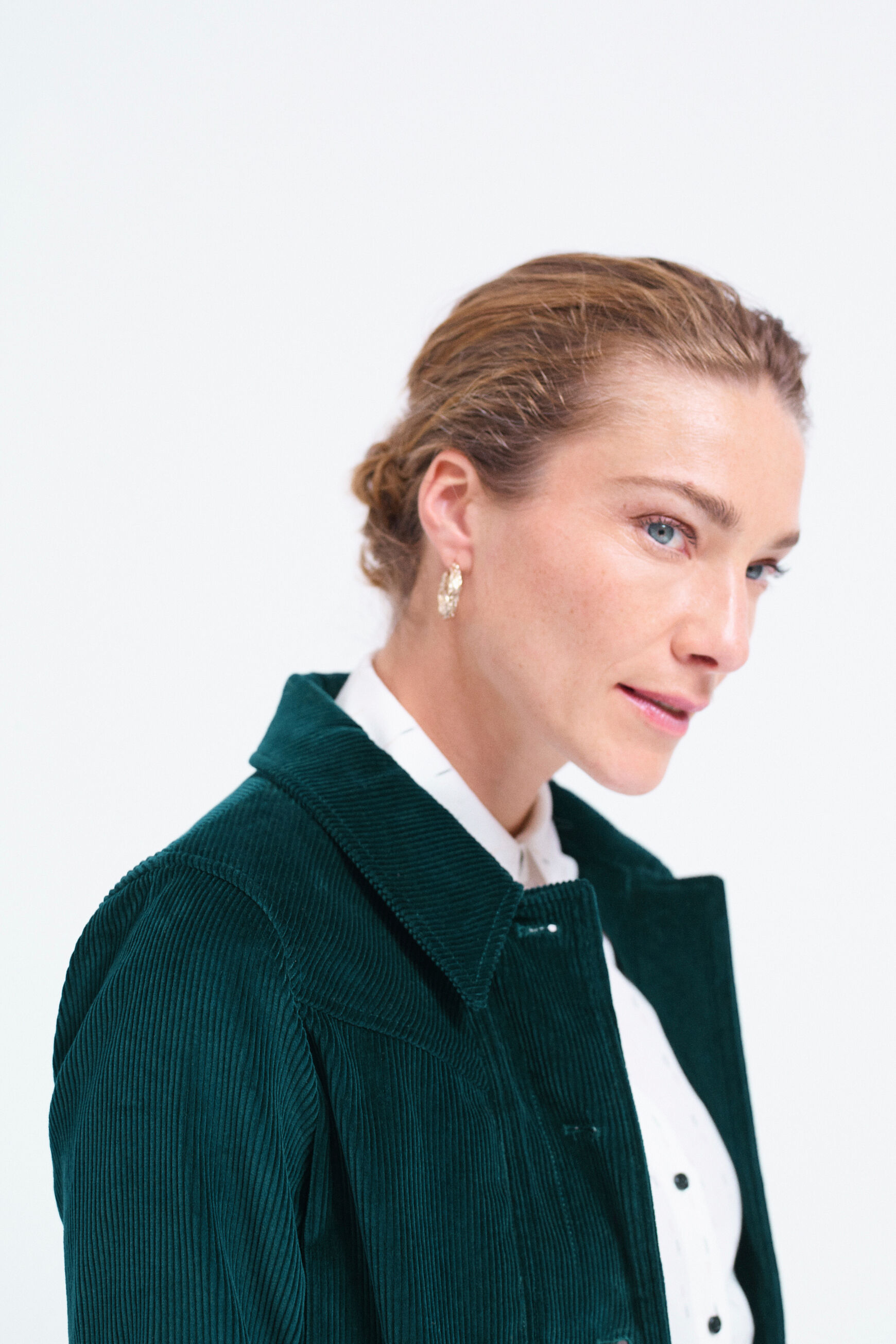 veste thea vert fonce femme