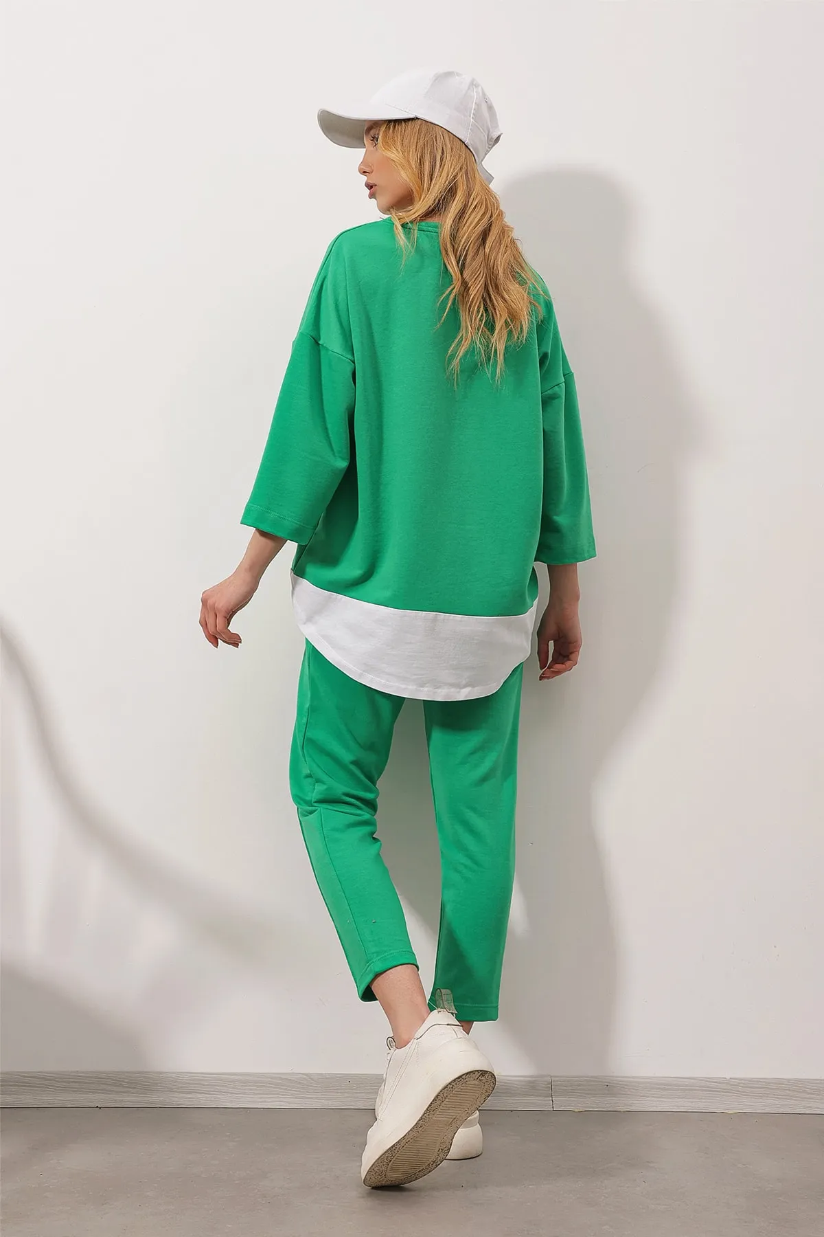 Trend Alaçatı Stili  Zweiteiler - Grün - Regular Fit