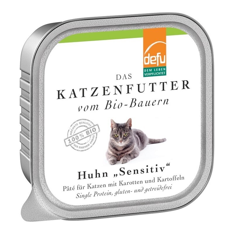 Defu Nassfutter Defu Paté 16x100g Huhn