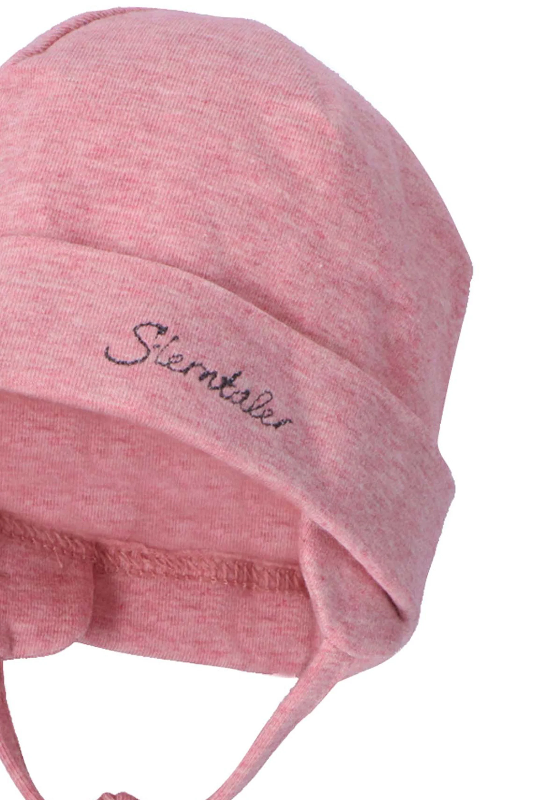OCS Beanie aus Singlejersey Melange (Bio) Silber