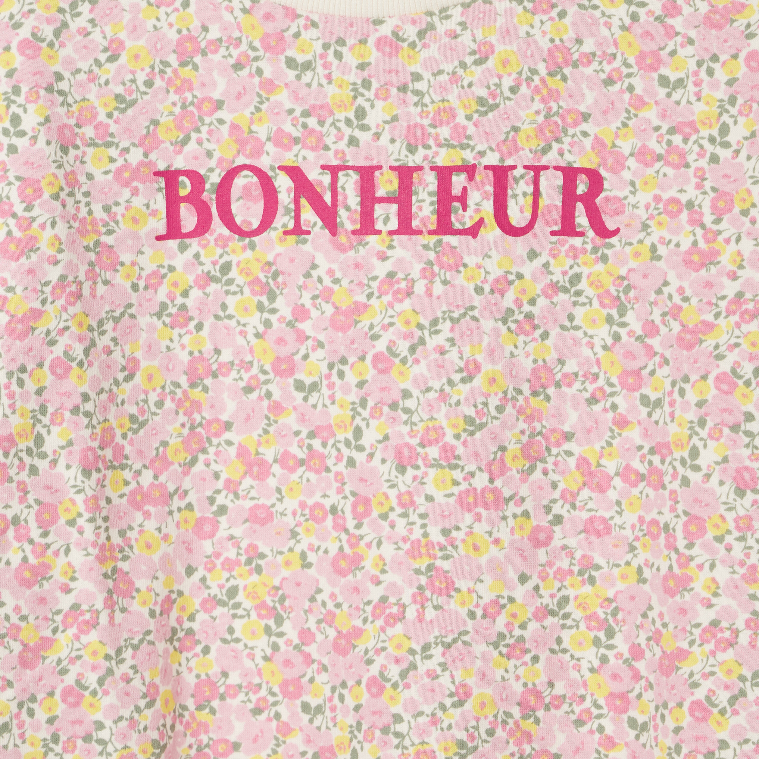 Sweat manches longues beige fille | La Halle