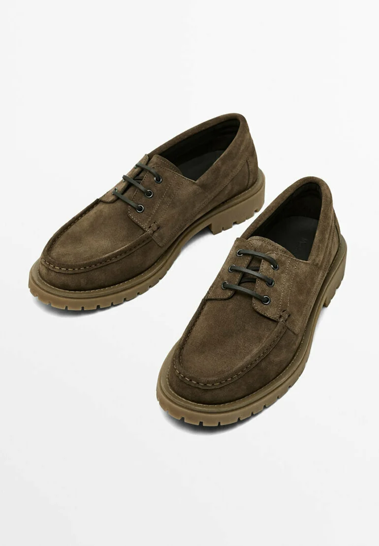 Massimo Dutti SPLIT - Zapatos elegantes con cordones