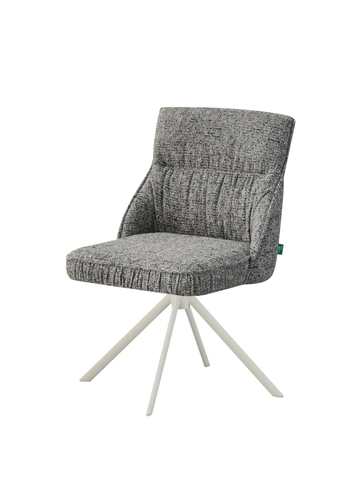 DUBI Möbel 2er-Set: Drehstuhl LINNEA in Dunkelgrau - (B)49 x (H)85 x  (T)62 cm günstig kaufen onesize