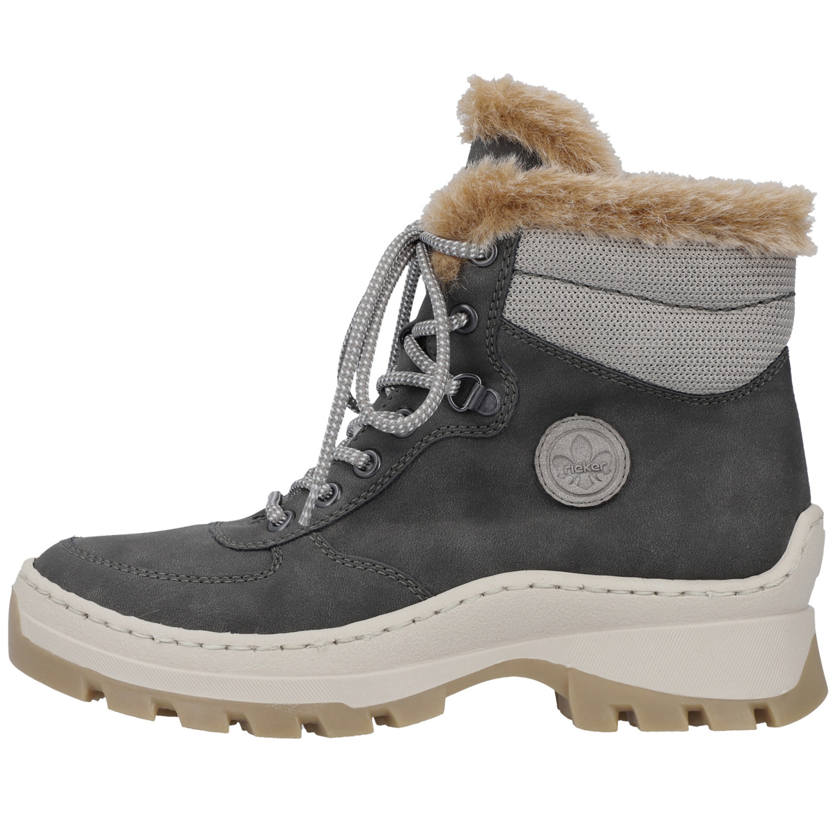 Rieker X9335 Schnürboots dunkelgrau