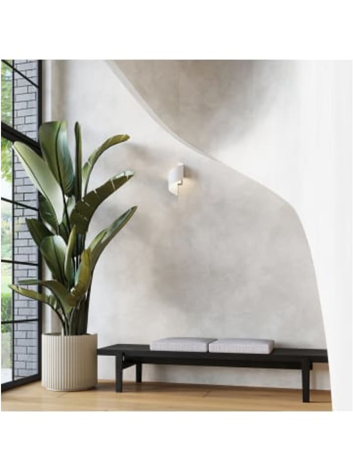 Nice Lamps Wandleuchte ZUREA Weiß H 55 günstig kaufen onesize