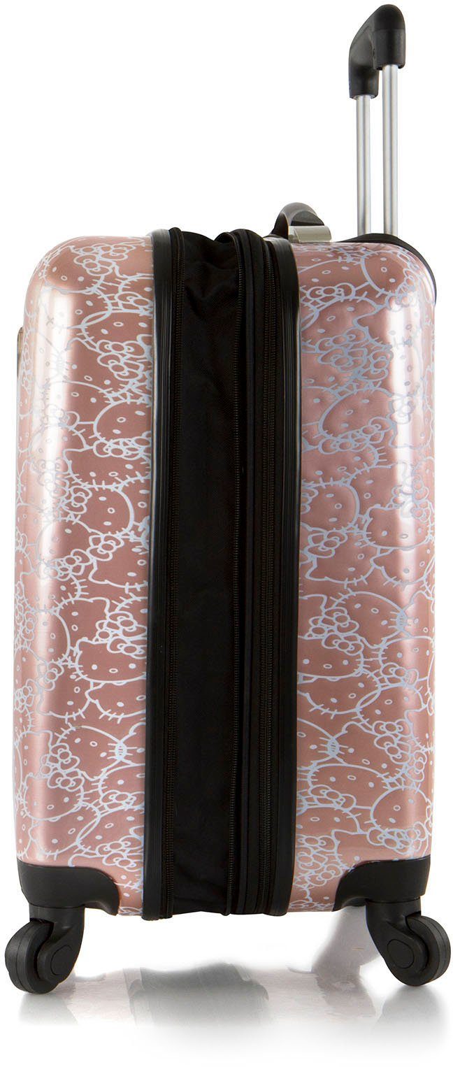 Heys Kinderkoffer Kinderreiseset Hello Kitty roségold, 4 Rollen
