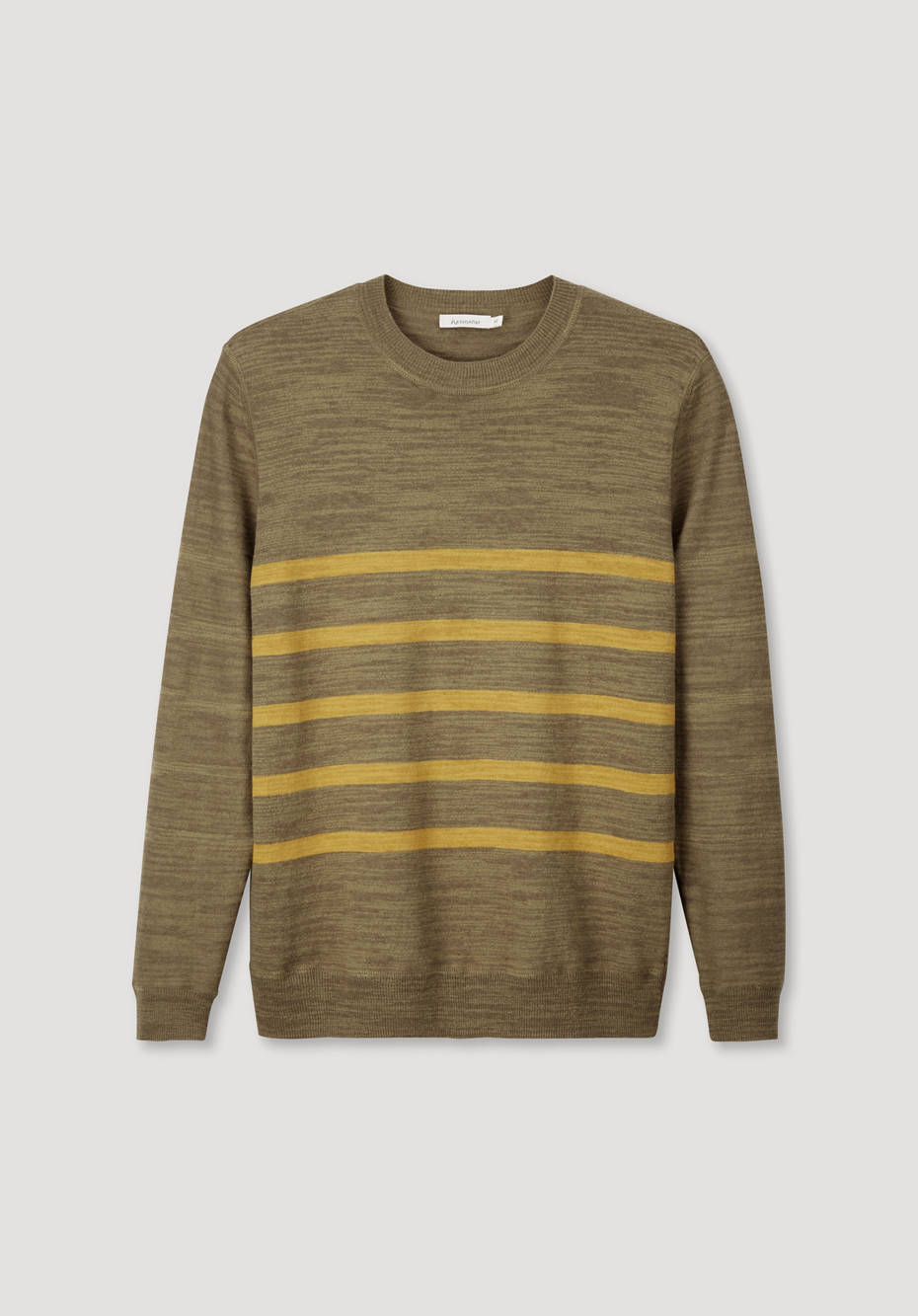 Streifen-Pullover aus Leinen mit Bio-Baumwolle