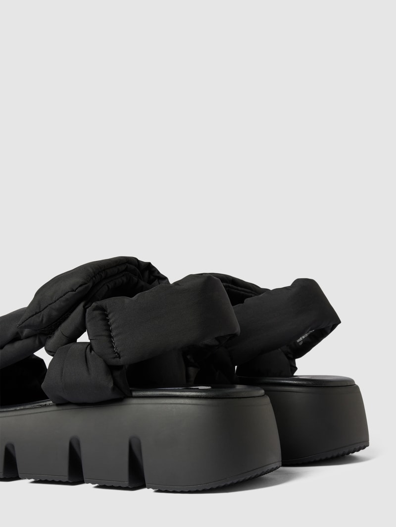 Sandalen mit Klettverschluss Modell 'BONKERS' in schwarz