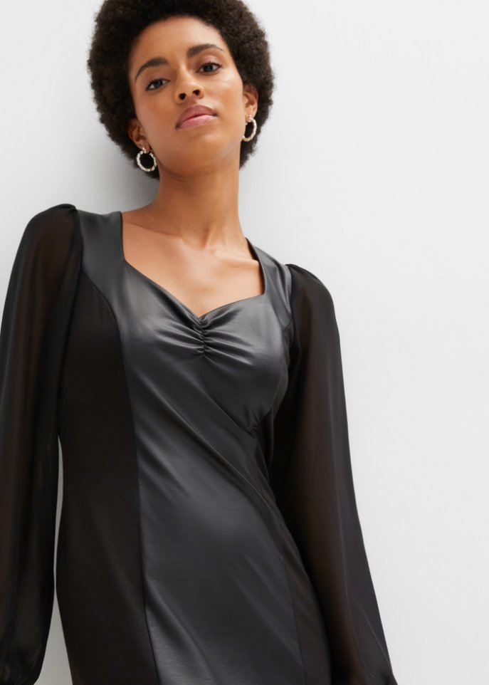 Kleid mit Mesh