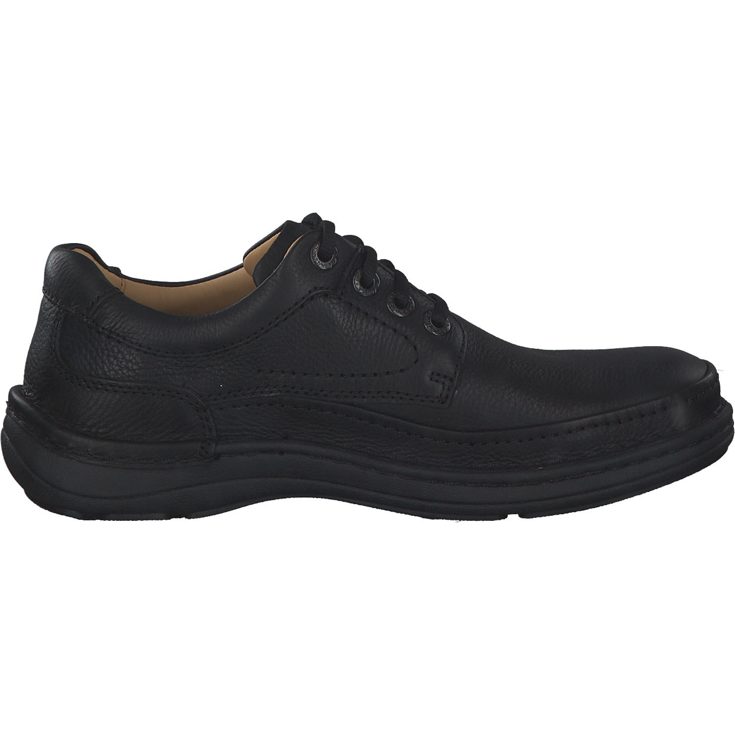 Clarks Nature Three 2033, Business-Schnürschuhe, Herren, Schwarz