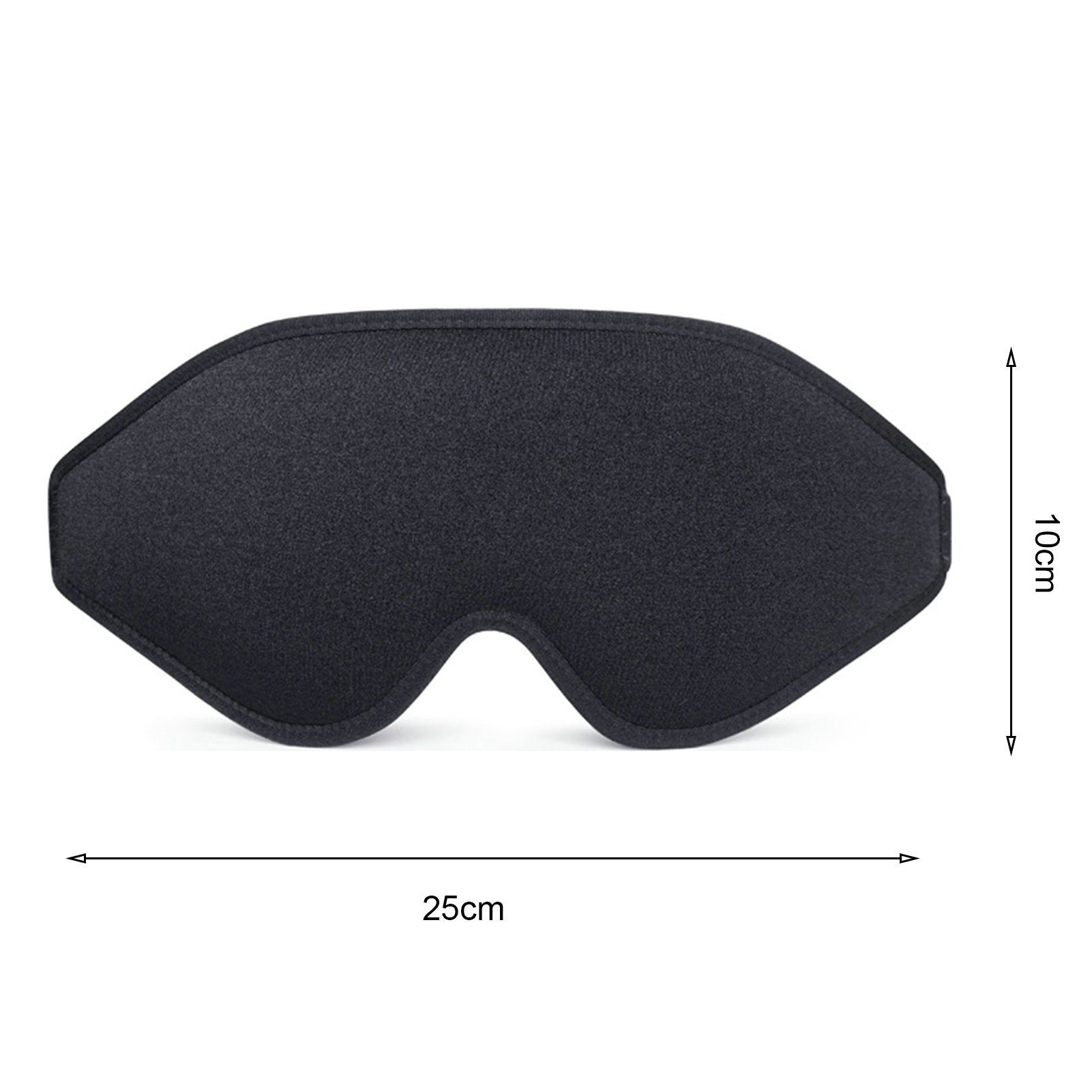 farfi Gesichtsmaske Unisex 3D verstellbare Verdunkelungs-Schlafaugenmaske, elastisch,einstellbar,atmungsaktiv,Schattierung