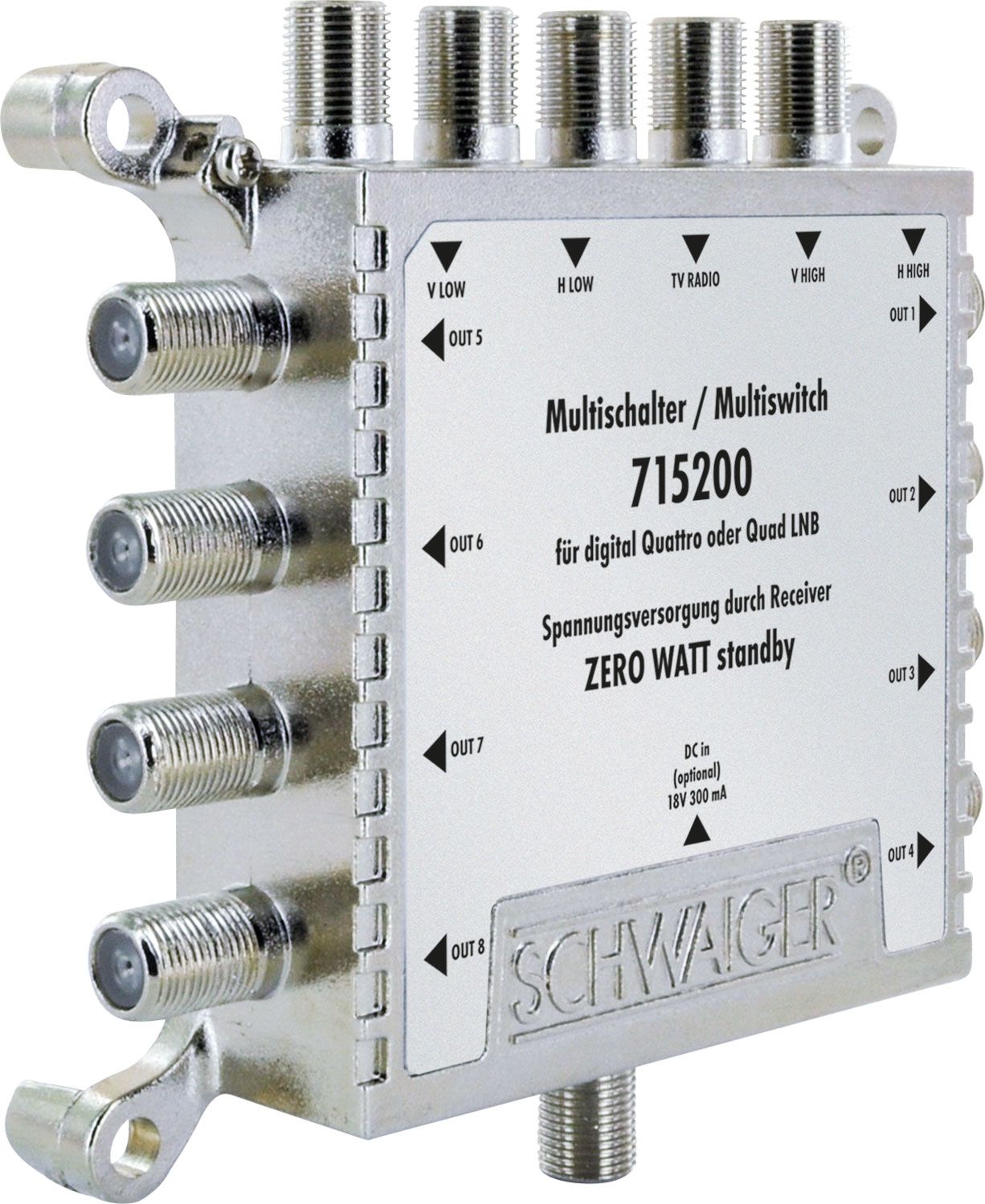 Schwaiger 715200 Sat-Multischalter