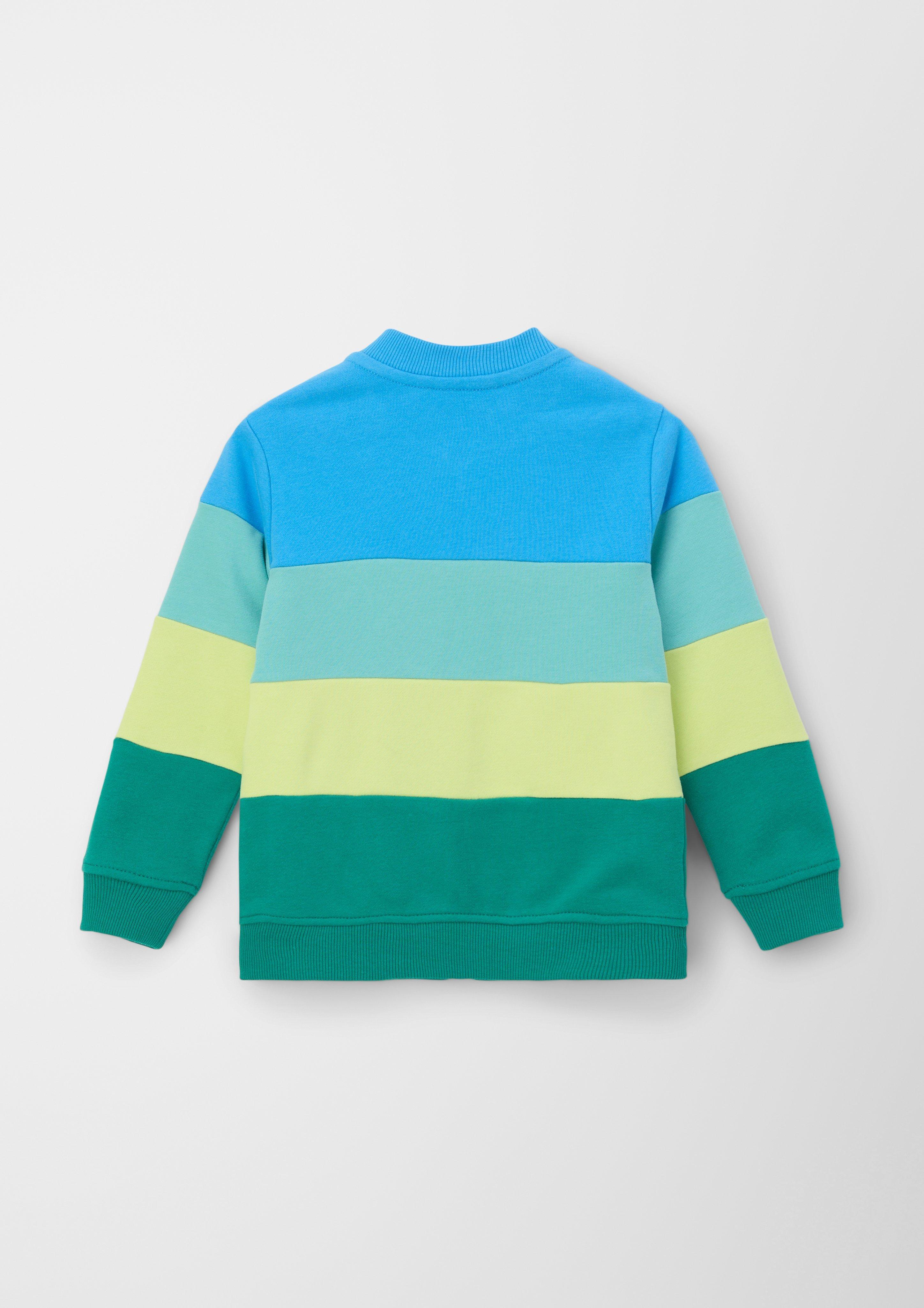 Sweatjacke im Colour Blocking  2130668-6431
