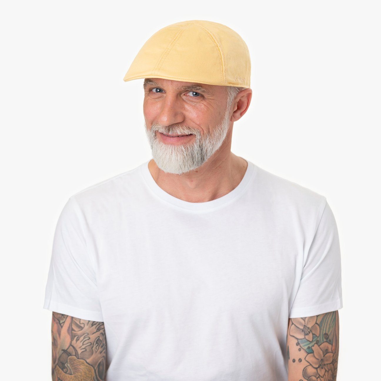 Stetson Flat Cap (1-St) Schirmmütze mit Schirm