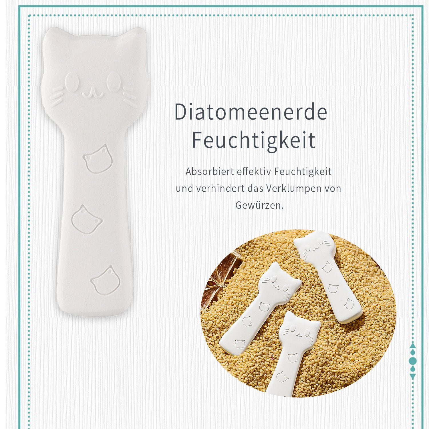 TOPMELON Luftentfeuchter Trockenmittel für die Küche, Trockenmittelstab
