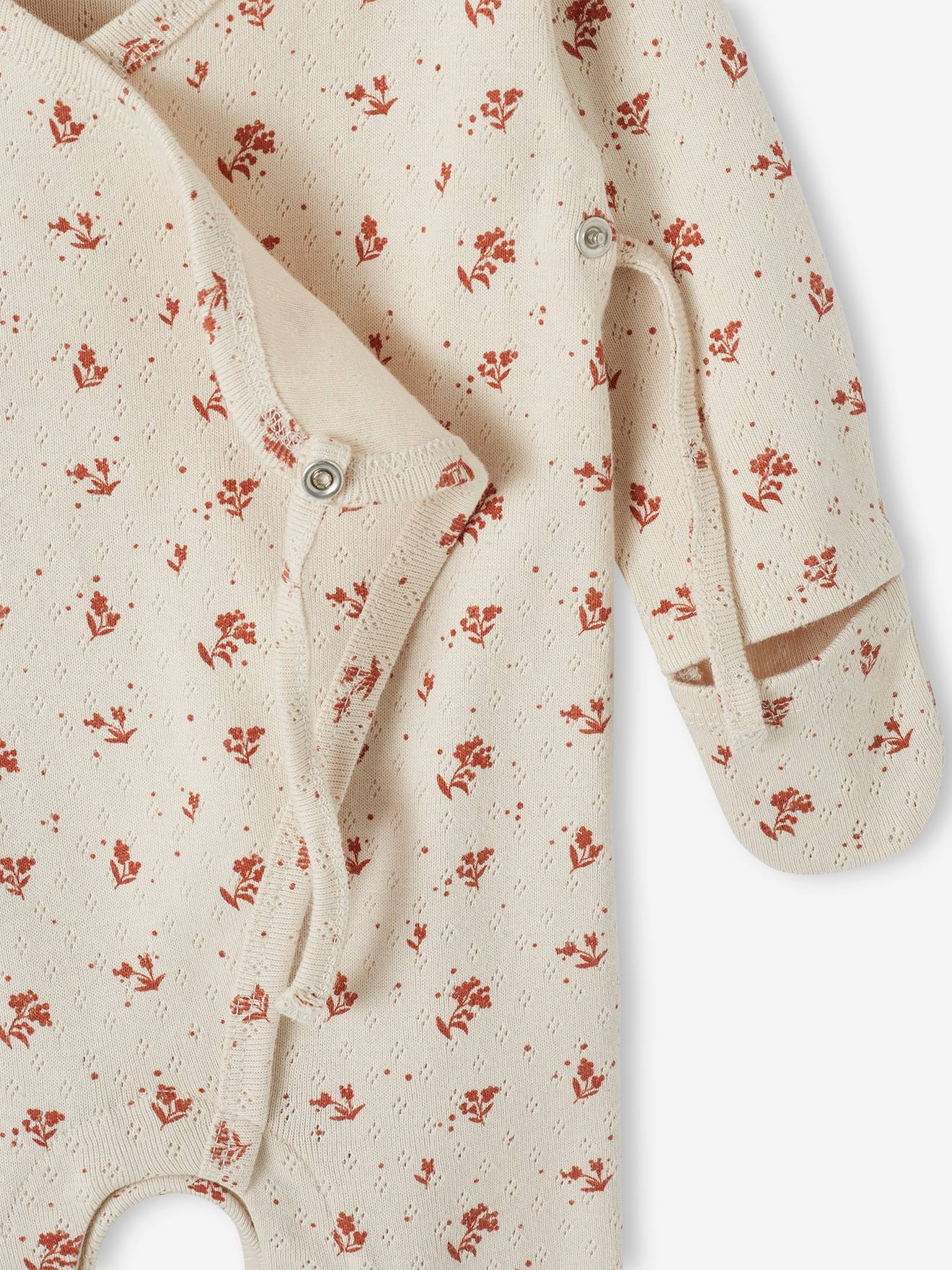 Vertbaudet Baby-Set: Overall & Mütze Oeko-Tex - perlgrau