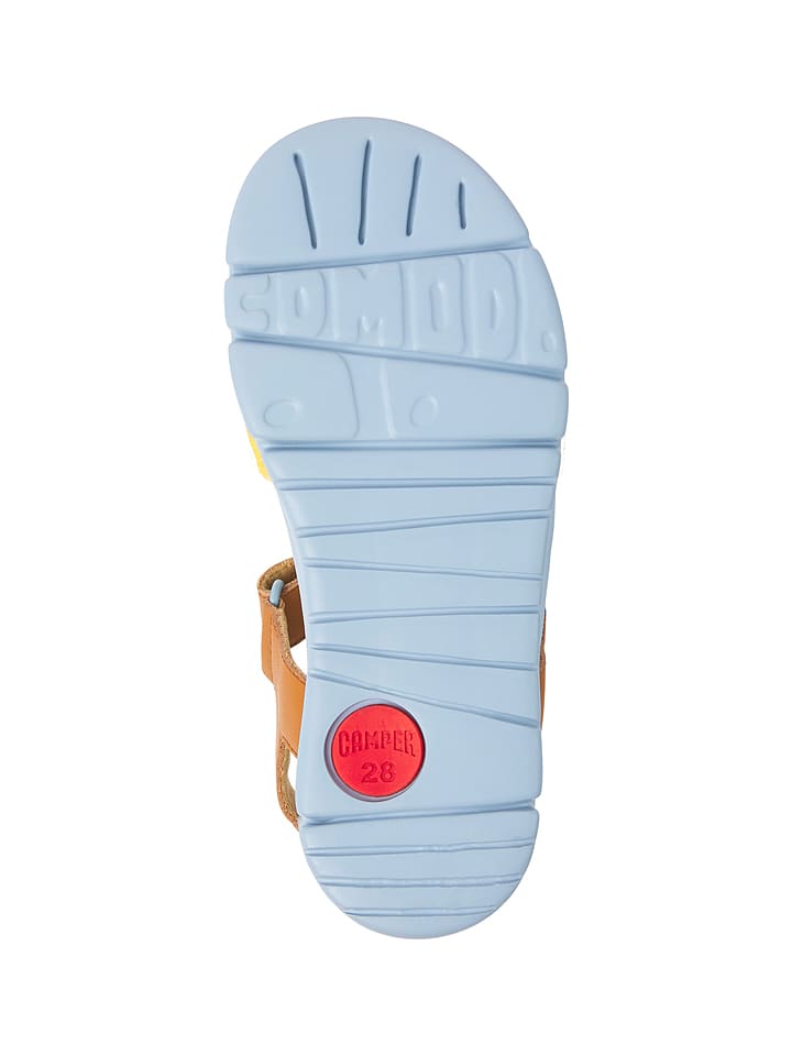 Camper Sandalen in Hellblau/ Hellbraun/ Gelb günstig kaufen