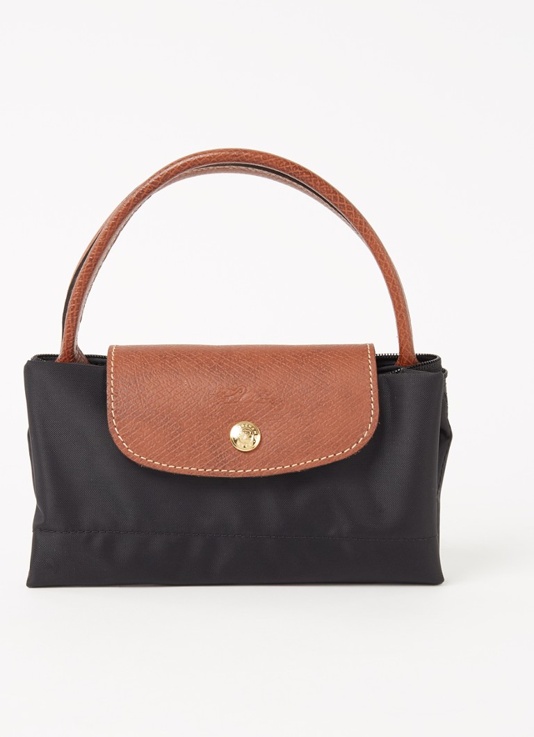 Longchamp Le Pliage rankinė S su odinėmis detalėmis