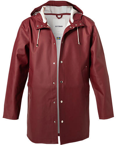STUTTERHEIM, Regenmantel, PVC wasserdicht, bordeaux