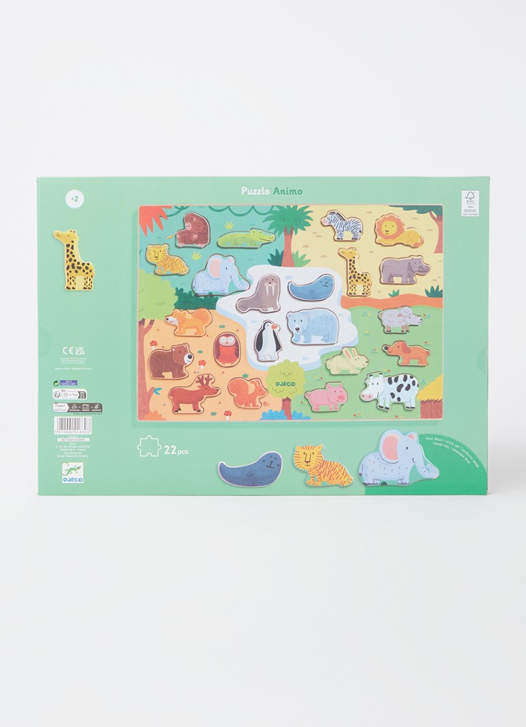 Puzzle Djeco Animo cu 22 de piese