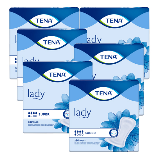 TENA LADY super Inkontinenz Einlagen  6X30 St