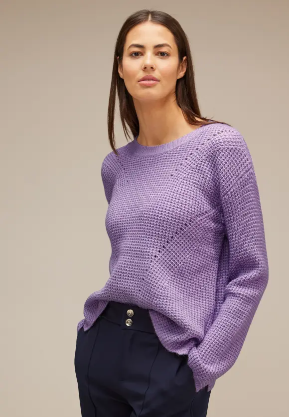 Street One Pullover mit Strickmustermix