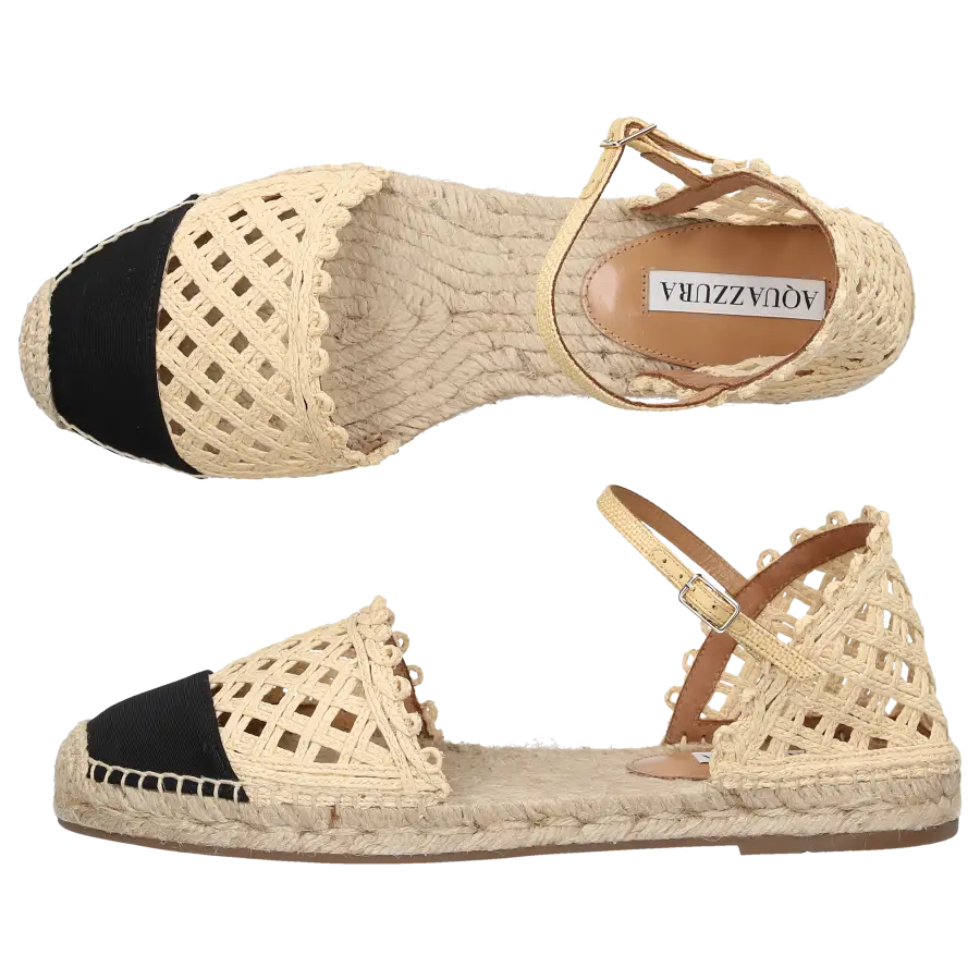 Aquazzura - Espadrilles SUNBURST Bast - beige