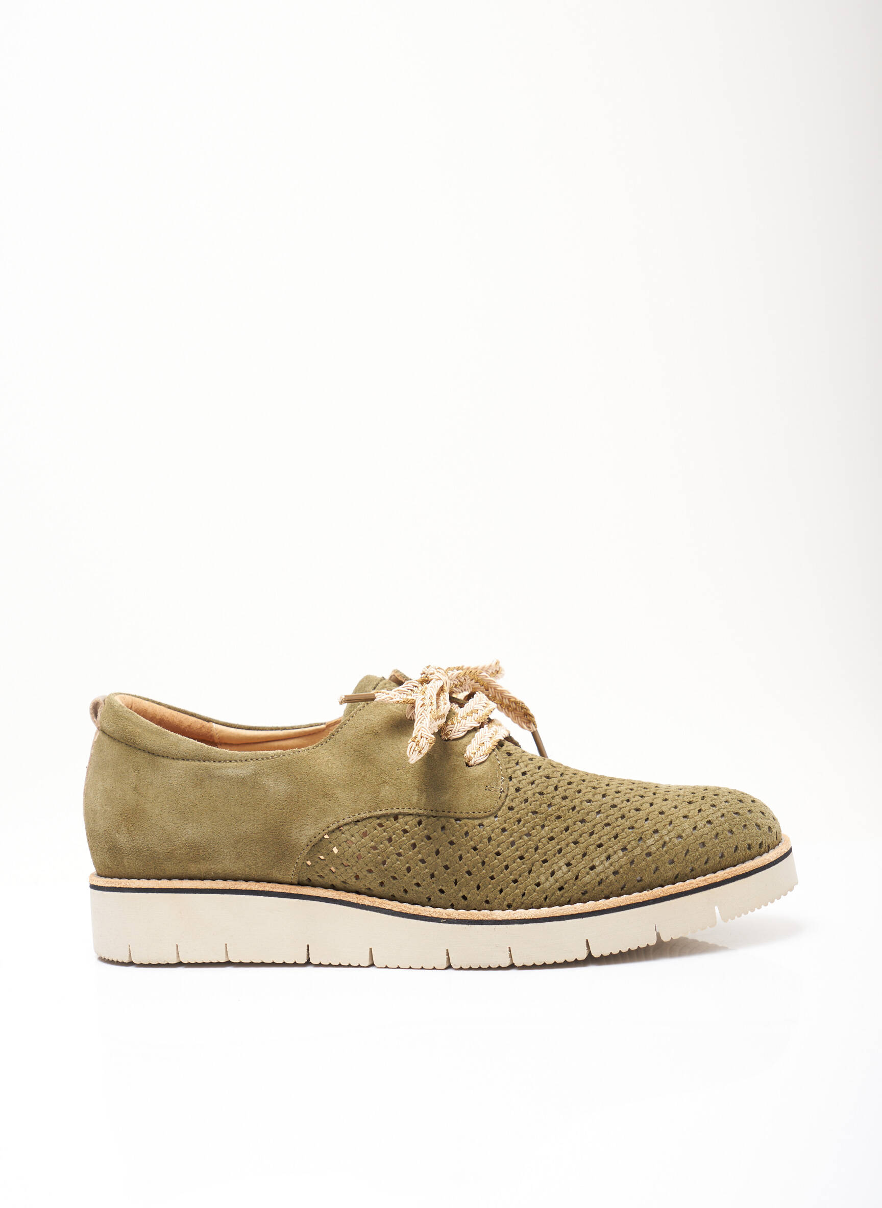Mkd Derby Femme couleur vert