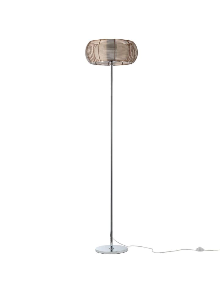 Brilliant Standleuchte, 2-flammig Relax ⌀ 42,5 cm in bronze/chrom günstig kaufen onesize