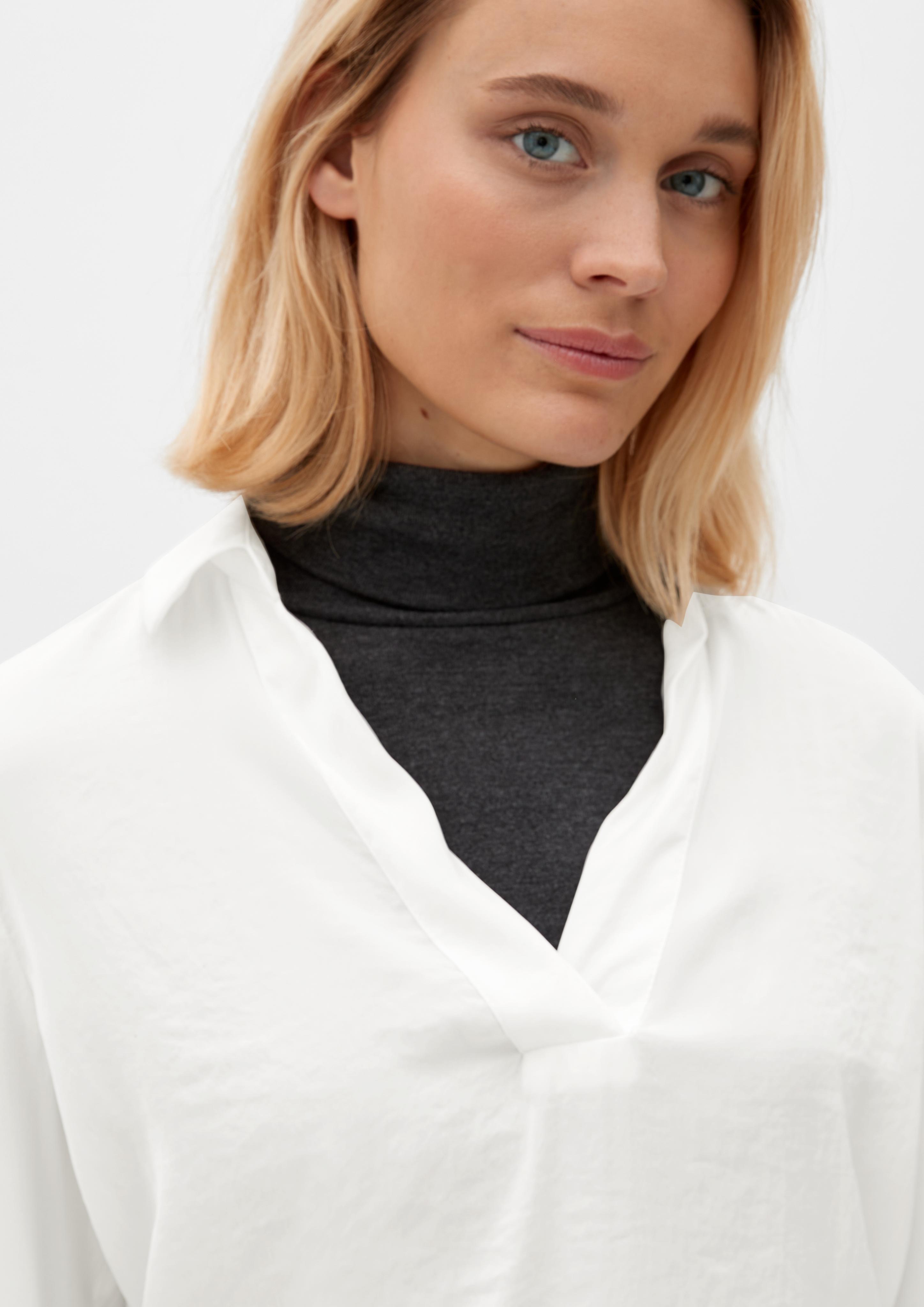 Bluse aus recyceltem Polyester  2124797-0210