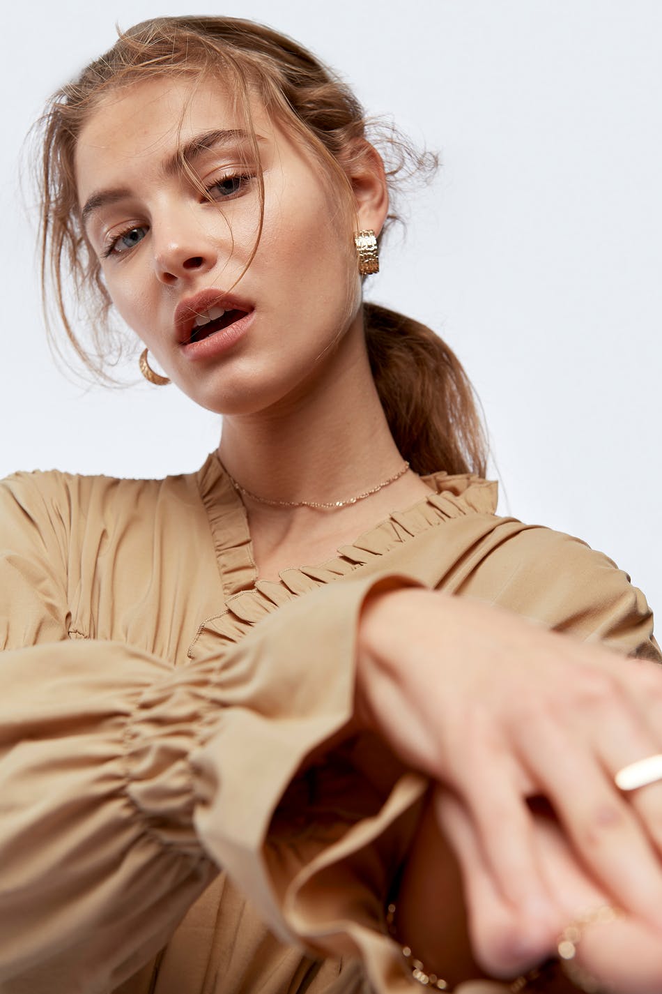 Beatrice puff sleeve blouse