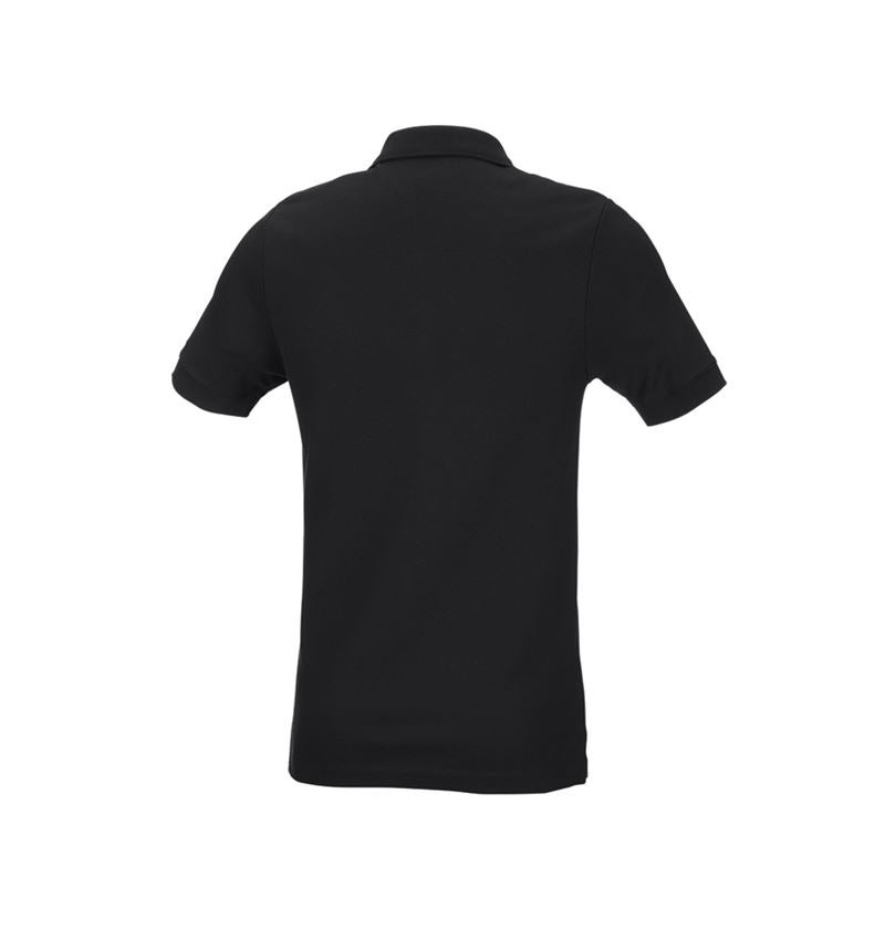 e.s. Piqué-Polo cotton stretch, slim fit