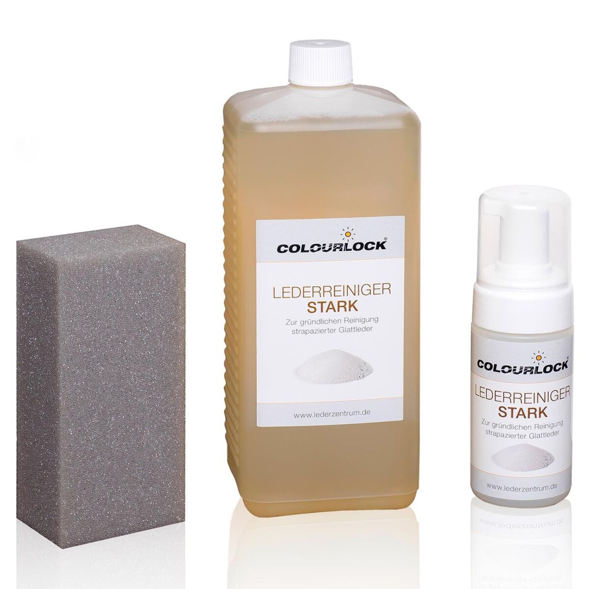 Colourlock Lederreiniger stark 1L mit Schwamm