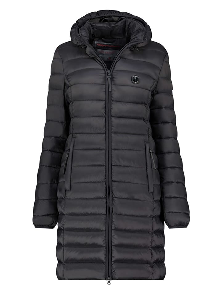 Geographical Norway Steppmantel in Schwarz günstig kaufen