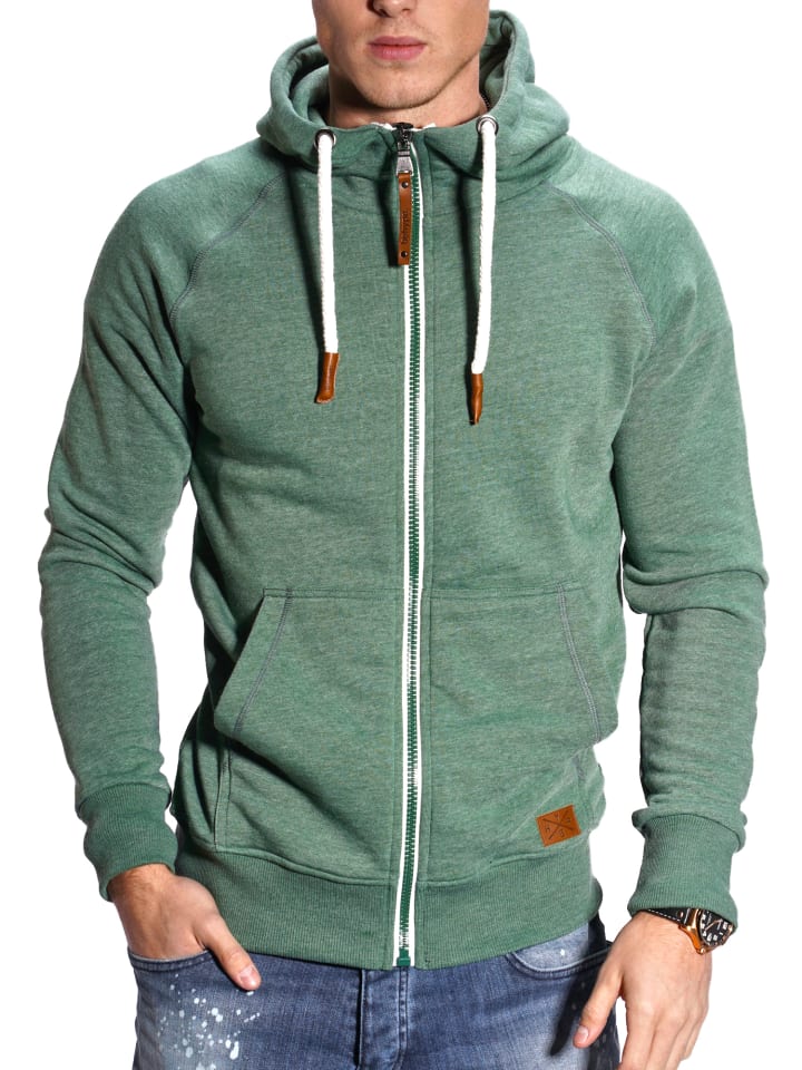behype Sweatjacke BHTANSER in grün günstig kaufen