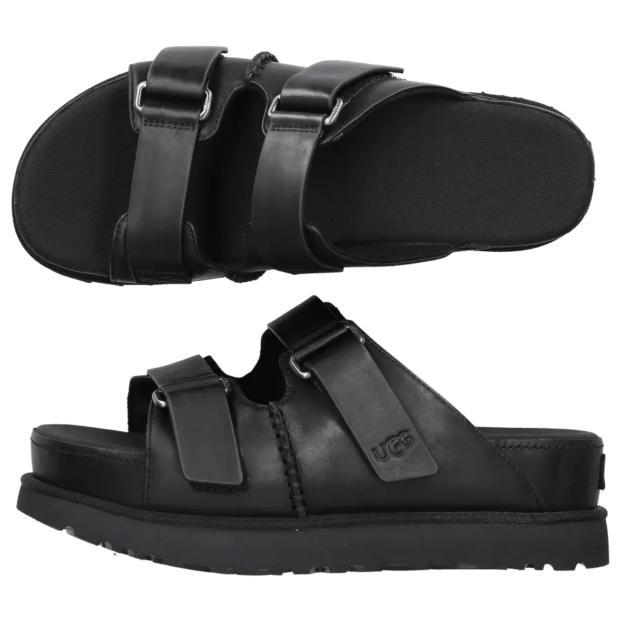 UGG - Sandalen GOLDENSTAR HI Kalbsleder - schwarz
