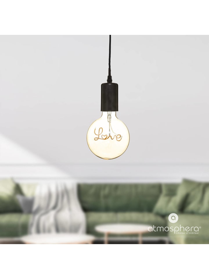 Atmosphera Créateur d'intérieur Deko-Glühbirne in schwarz günstig kaufen onesize