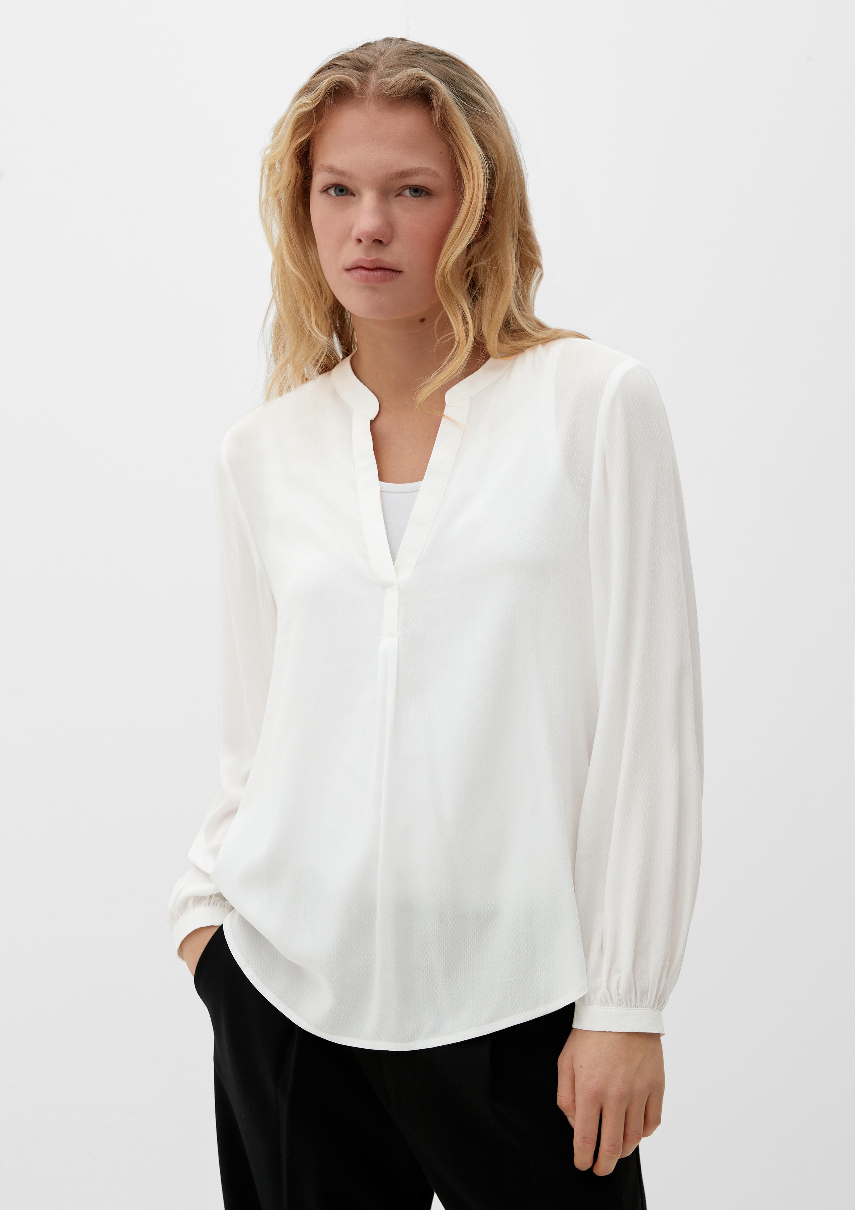 Viskosebluse mit Dobby-Struktur  2129597-0210
