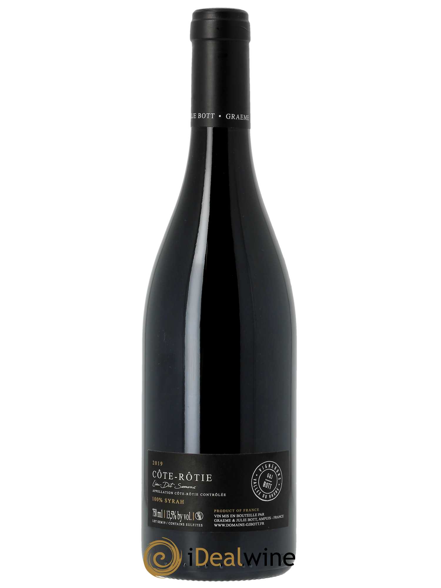 Côte-Rôtie Lieu-Dit Semons Graeme & Julie Bott  2019 - Lot de 1 Bouteille