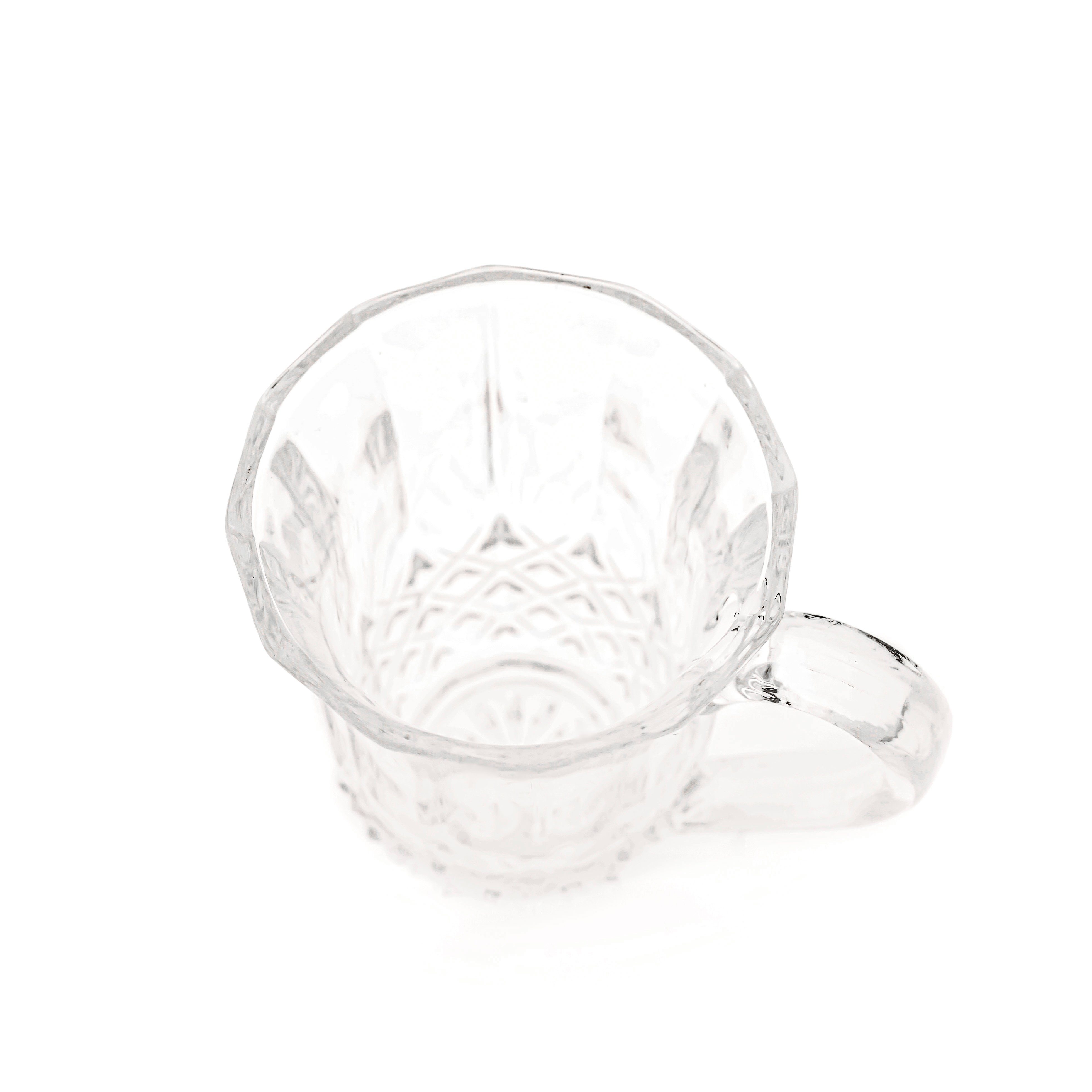 Almina Teeglas 6er Pack Teegläser-Set Gläser mit Henkel aus Glas