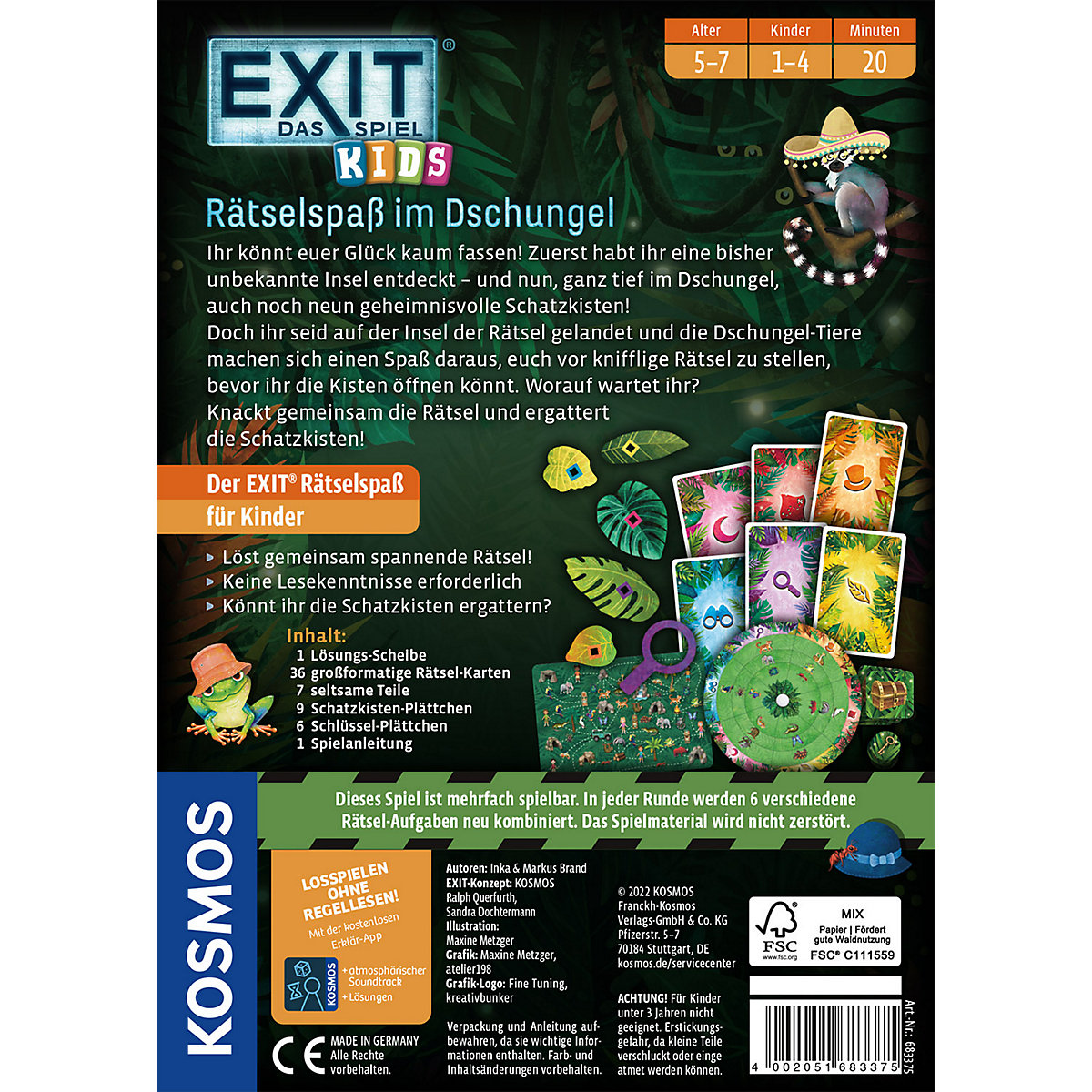 EXIT® - Das Spiel - Kids: Rätselspaß im Dschungel